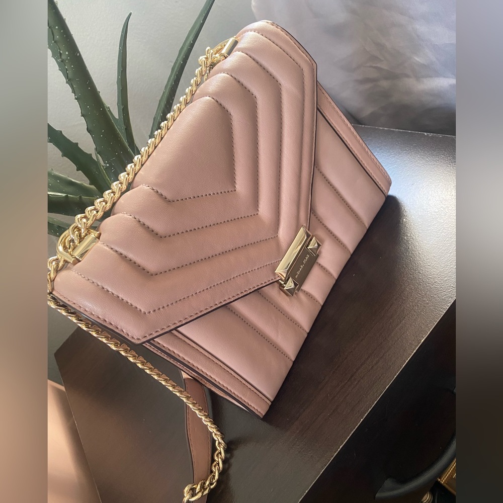 Michael Kors Quilted Leather Shoulder Bag